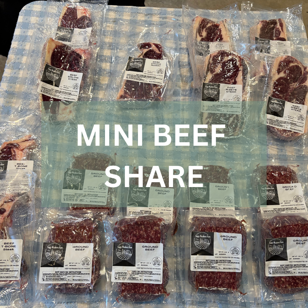 Mini Beef Share (20+ Pounds) - Deposit Only