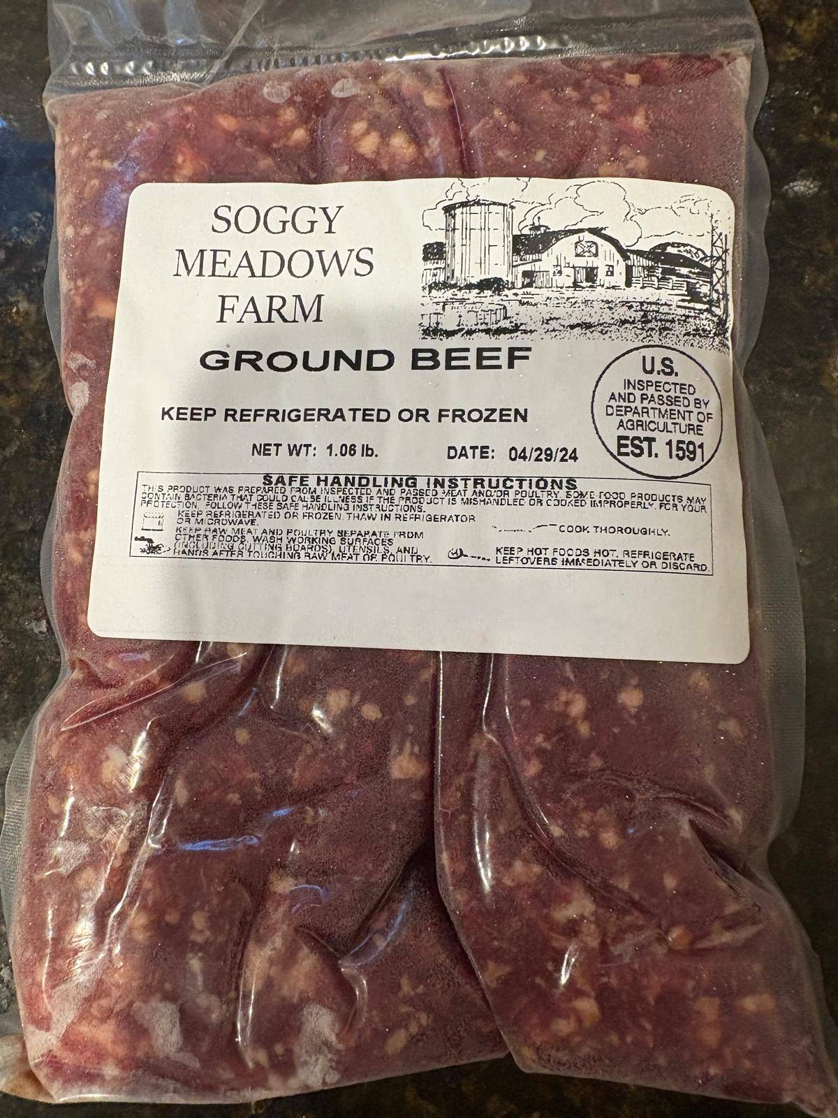 Premium Ground Beef: 25lb