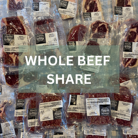 Whole Beef Share (360+ Pounds) - Deposit Only